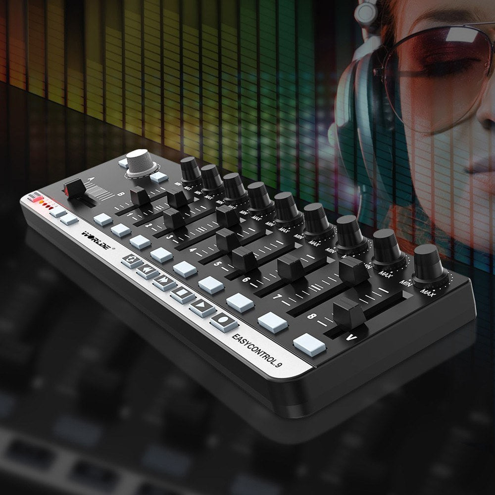 Portable Mini USB Slim-Line MIDI Controller - WORLDE EasyControl.9