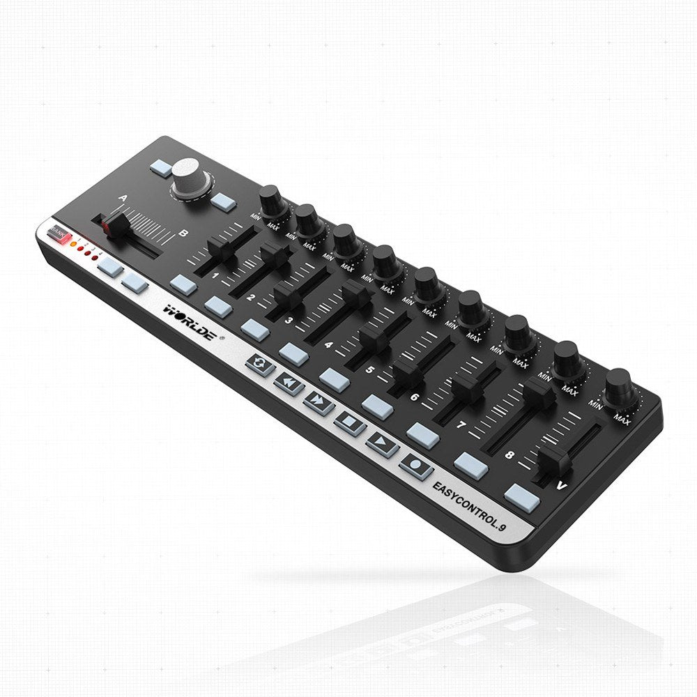 Portable Mini USB Slim-Line MIDI Controller - WORLDE EasyControl.9