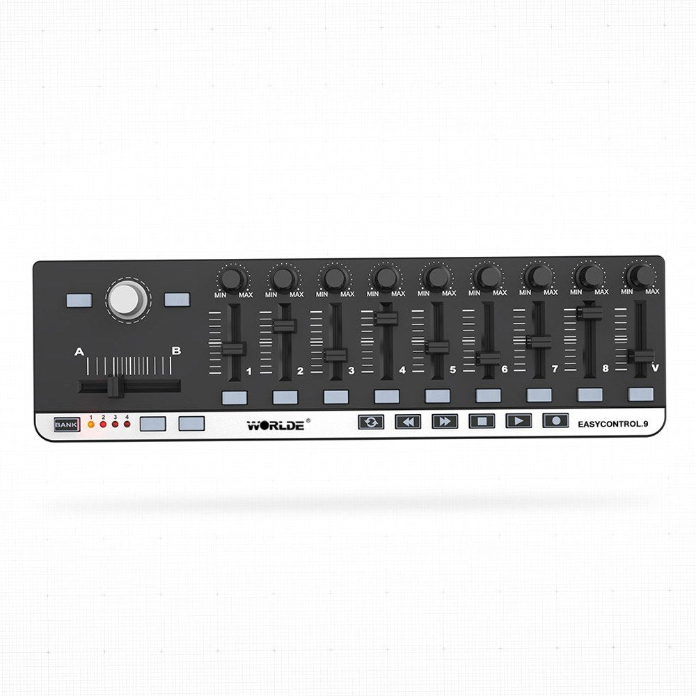 Portable Mini USB Slim-Line MIDI Controller - WORLDE EasyControl.9
