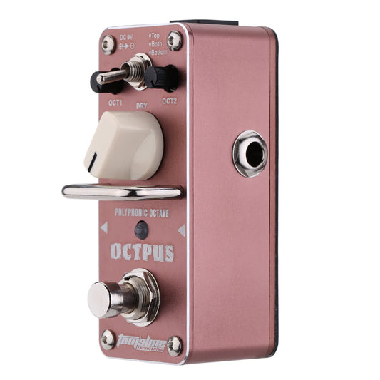 AROMA AOS-3 Mini Octopus Polyphonic Octave Electric Guitar Pedal with True Bypass