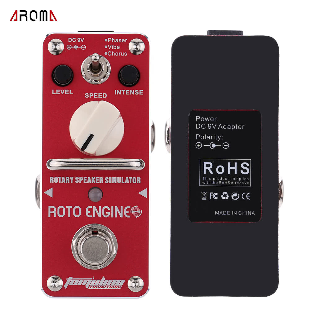 AROMA ARE-3 Rotary Speaker Simulator Electric Guitar Pedal with True Bypass