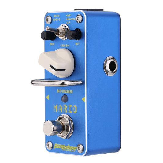 Mario Bit Crusher Electric Guitar Effect Pedal by AROMA AMO-3