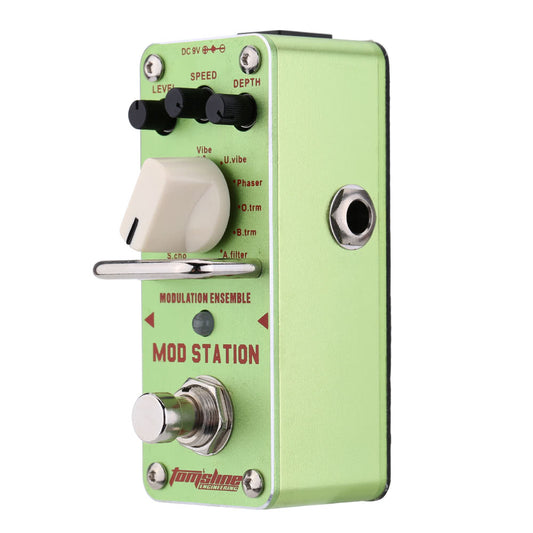 Mini Electric Guitar Modulation Ensemble Pedal - AROMA AMS-3 with True Bypass