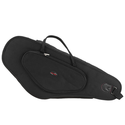 Thick Padded Water-Resistant Alto Saxophone Case with Foam Protection, Double Zipper, Adjustable Shoulder Strap, and Pocket