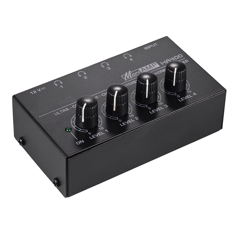 HA400 Ultra-Compact 4-Channel Stereo Headphone Amplifier