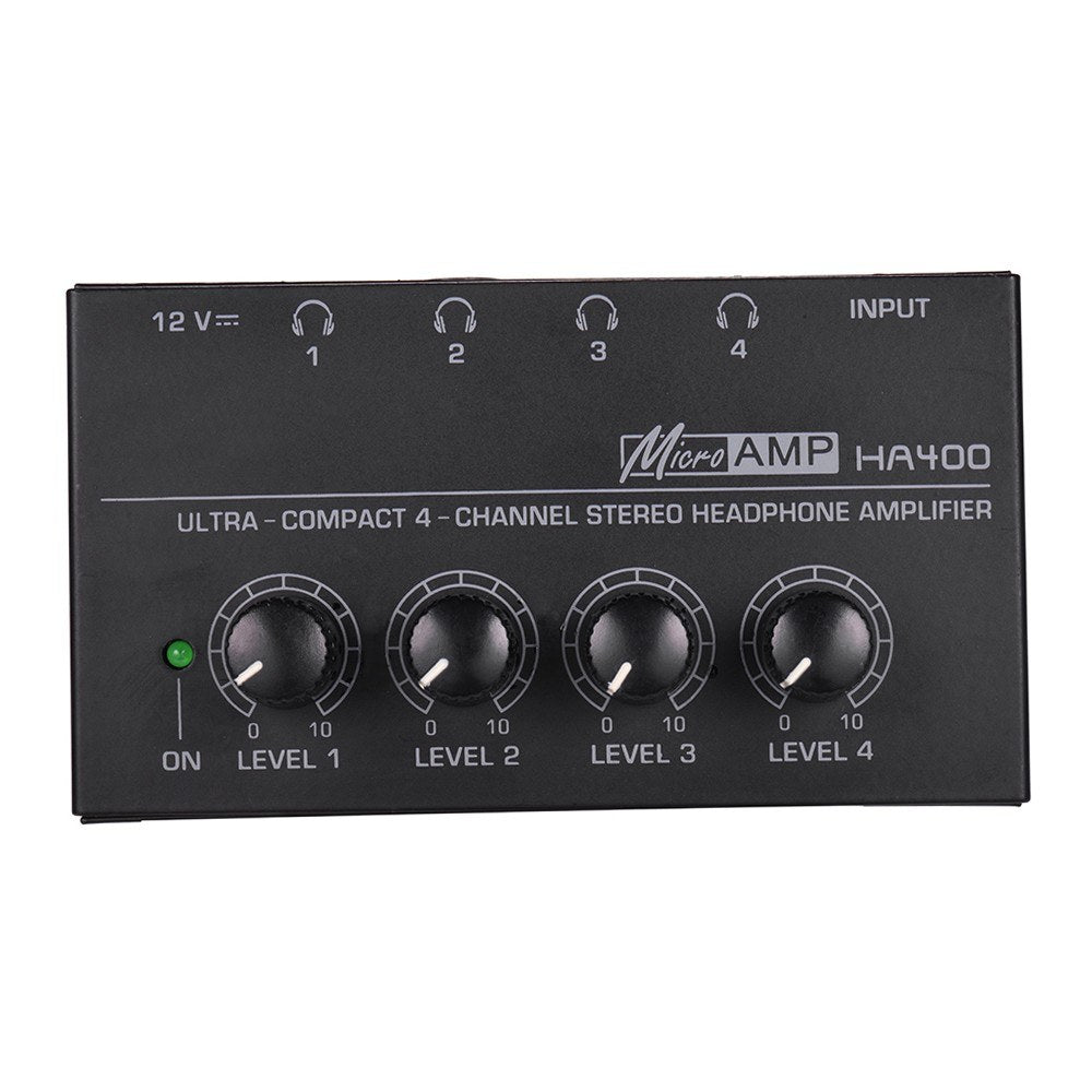 HA400 Ultra-Compact 4-Channel Stereo Headphone Amplifier