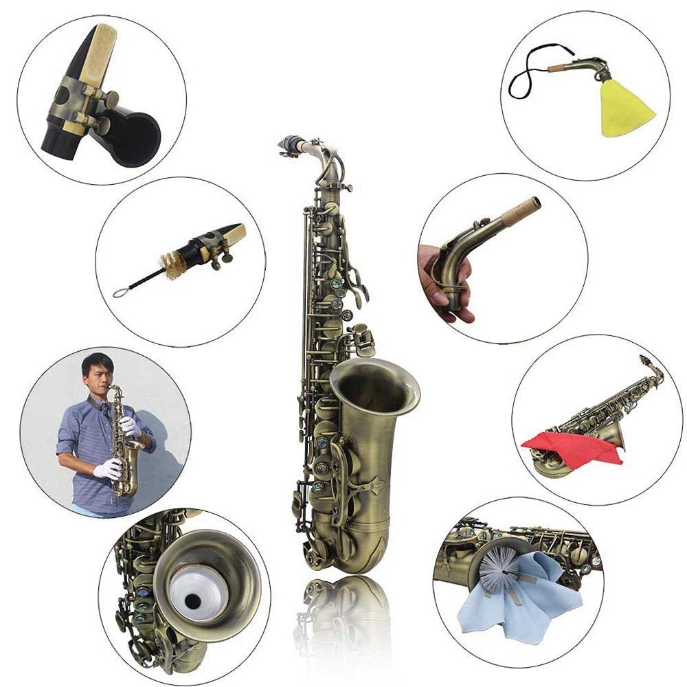 Antique Finish E-flat Alto Saxophone