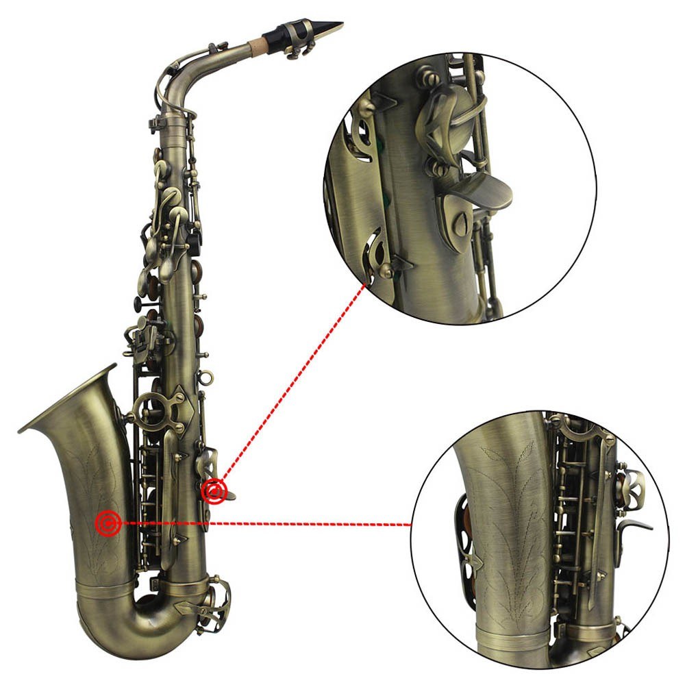 Antique Finish E-flat Alto Saxophone