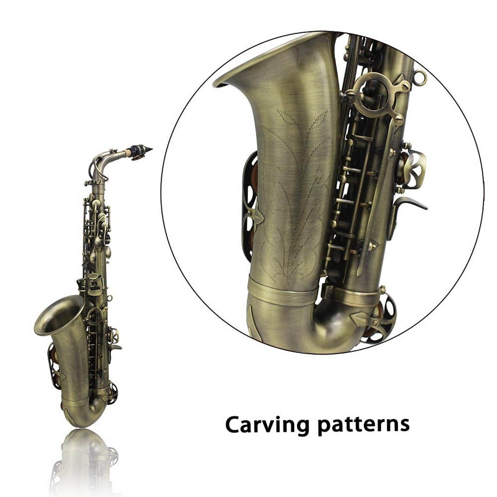 Antique Finish E-flat Alto Saxophone