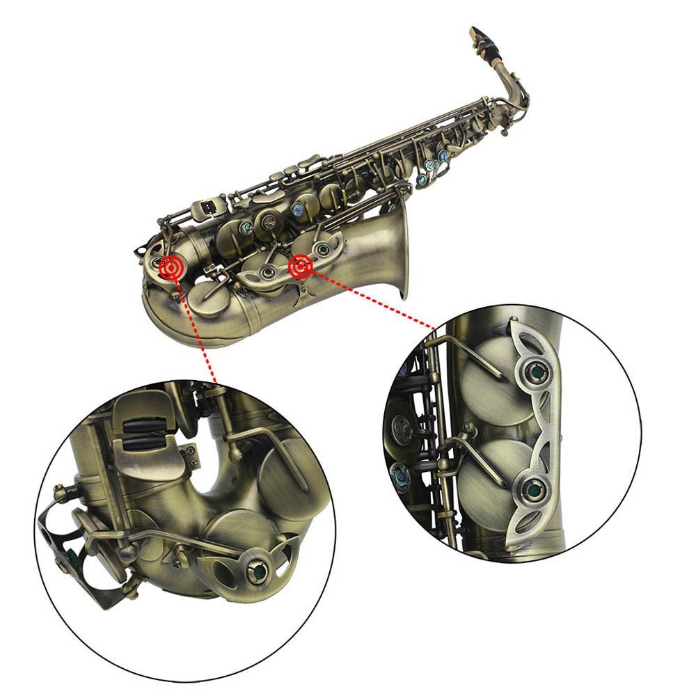 Antique Finish E-flat Alto Saxophone