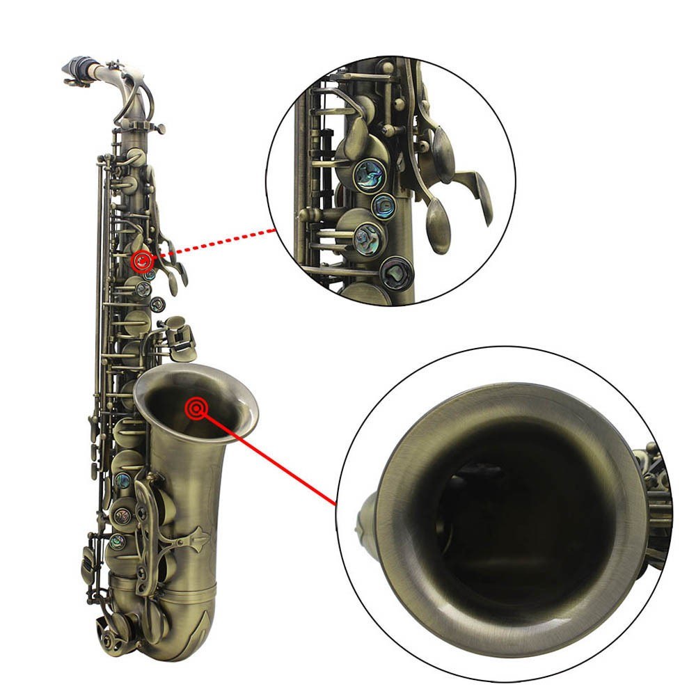 Antique Finish E-flat Alto Saxophone