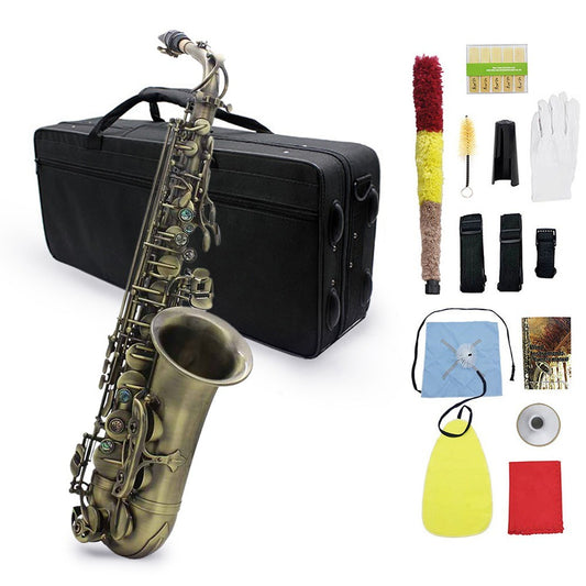 Antique Finish E-flat Alto Saxophone