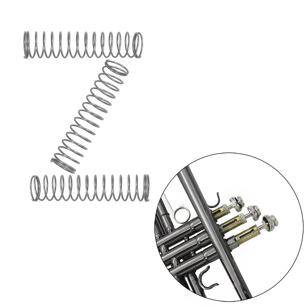 Trumpet Valve Spring Set - 3pcs Replacement Parts Accessories