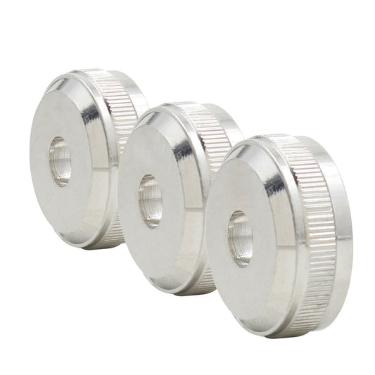 Set of 3 Trumpet Valve Caps - Copper Piston Key Button Accessories