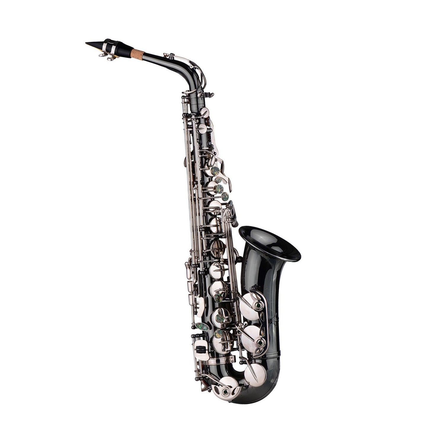 Eb E-flat Alto Saxophone - Professional Brass Bend Sax