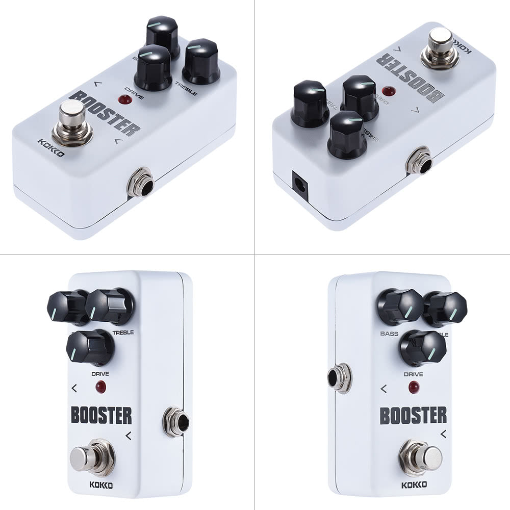 KOKKO FBS2 Compact Guitar Effect Pedal with 2-Band EQ and Boost