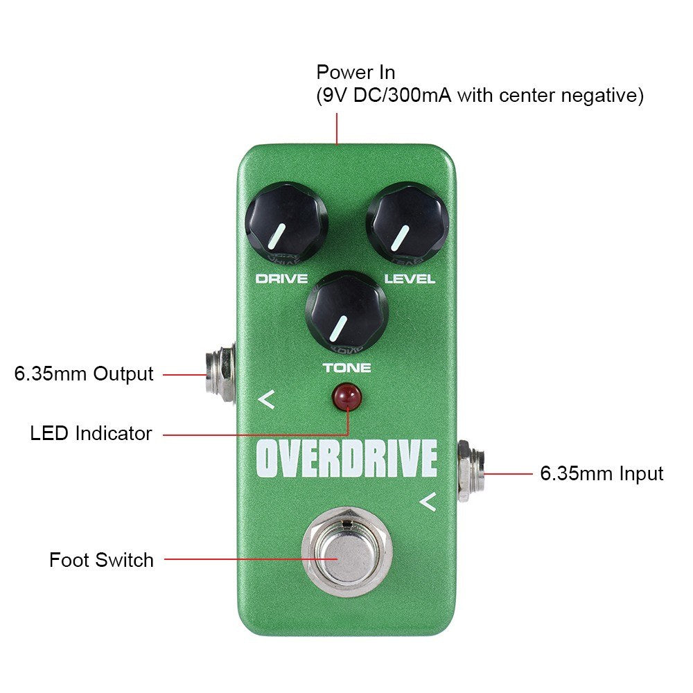 KOKKO FOD3 Mini Overdrive Portable Guitar Effect Pedal