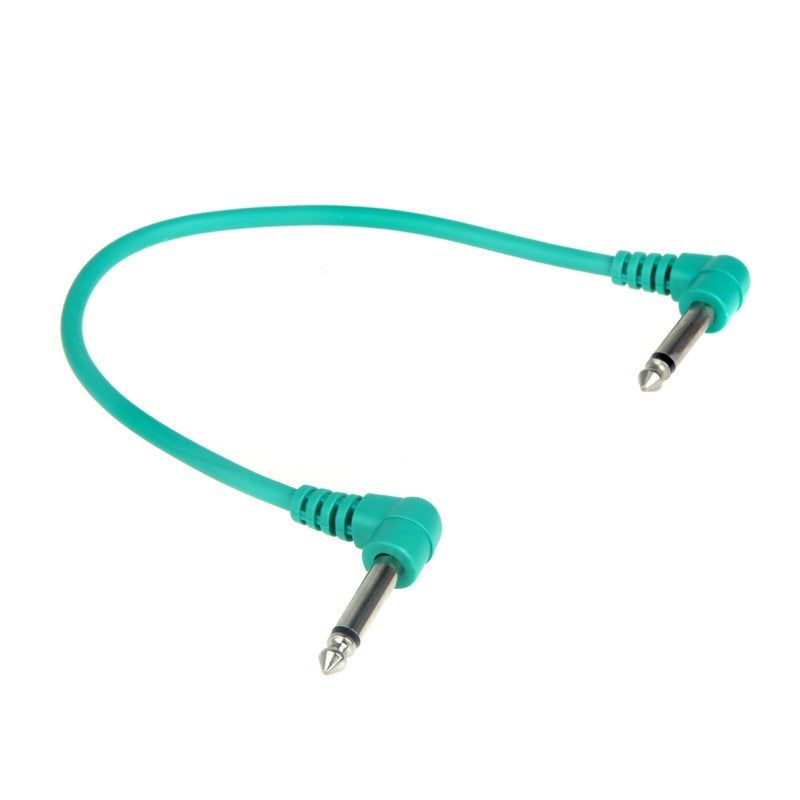 6-Pack Colorful Angled Guitar Patch Cables for Effect Pedals