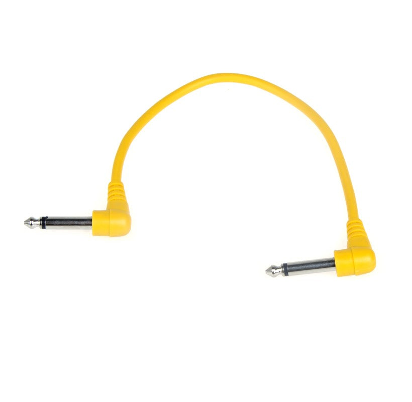 6-Pack Colorful Angled Guitar Patch Cables for Effect Pedals