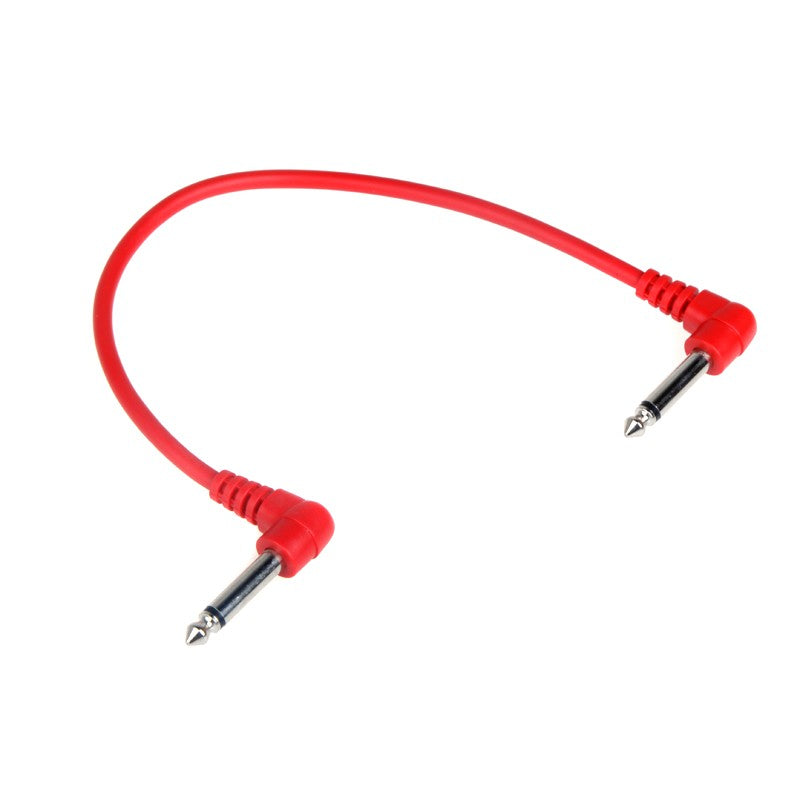 6-Pack Colorful Angled Guitar Patch Cables for Effect Pedals