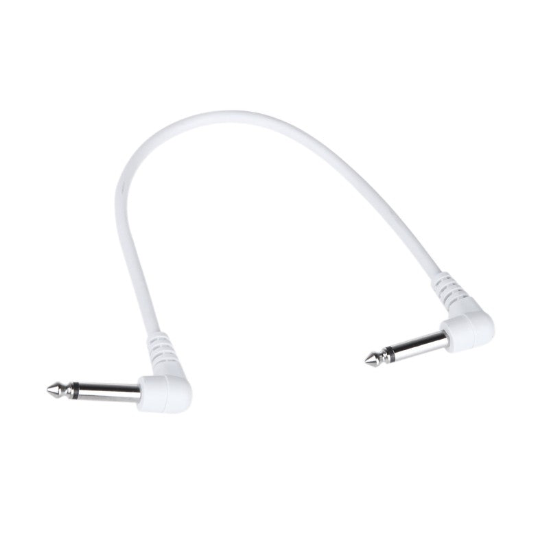 6-Pack Colorful Angled Guitar Patch Cables for Effect Pedals