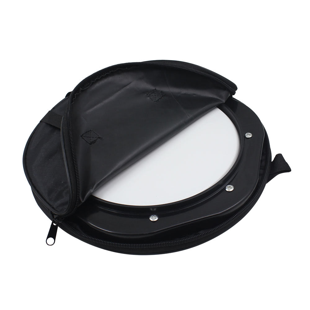 10-Inch Drum Practice Pad with Drumsticks & Carrying Bag for Training