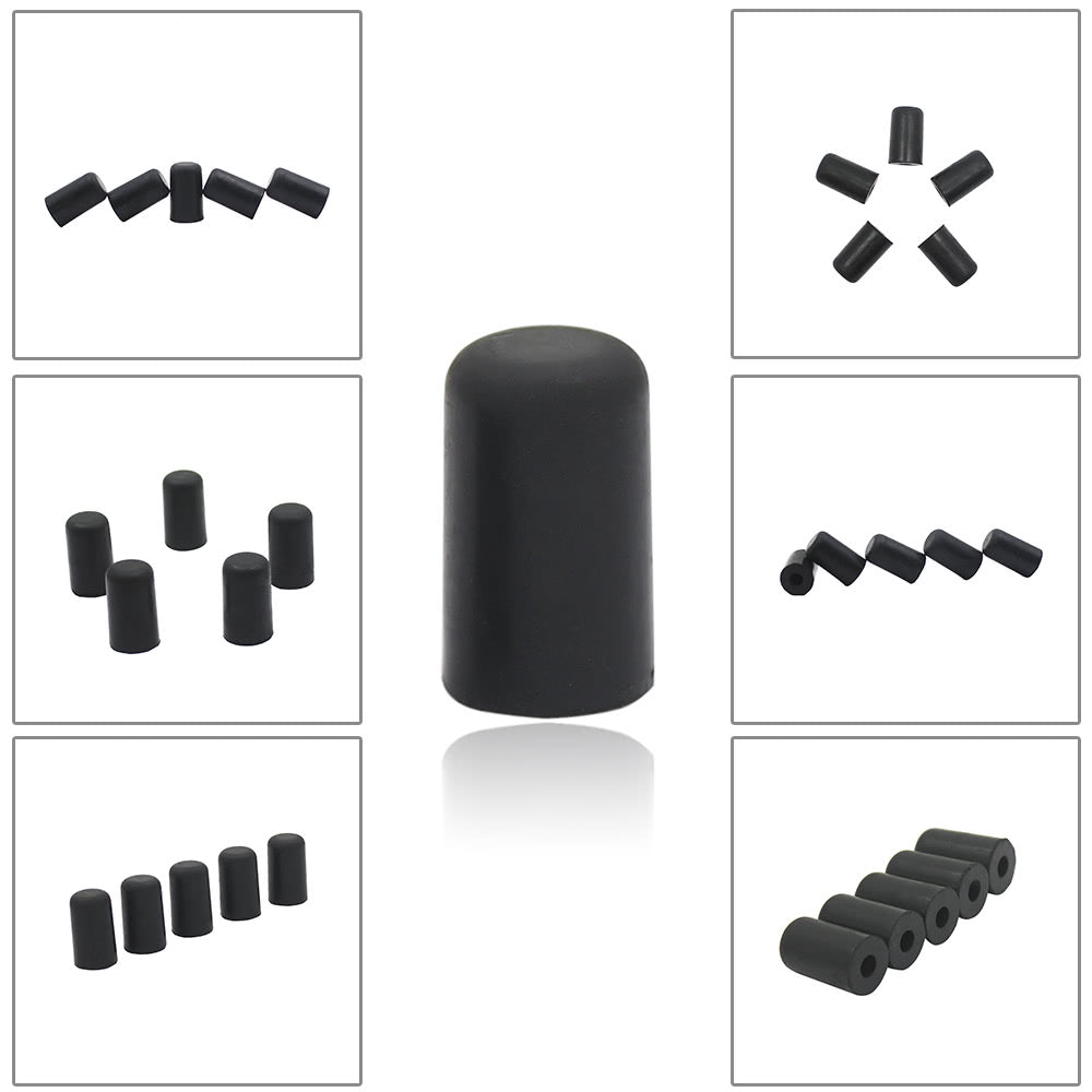 Cello Endpin Rubber Tip Cap Protector Set - 5 Pack