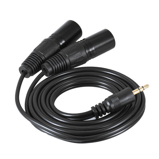 5ft Dual XLR Male to 3.5mm Male Audio Cable Cord