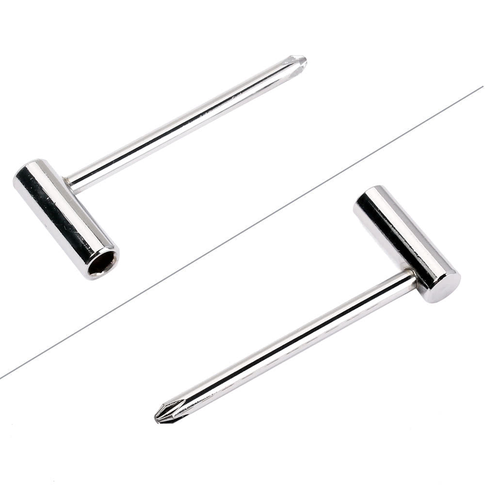 7mm Nut Driver & 1/4 Cross Screwdriver Truss Rod Wrench for Taylor Guitar