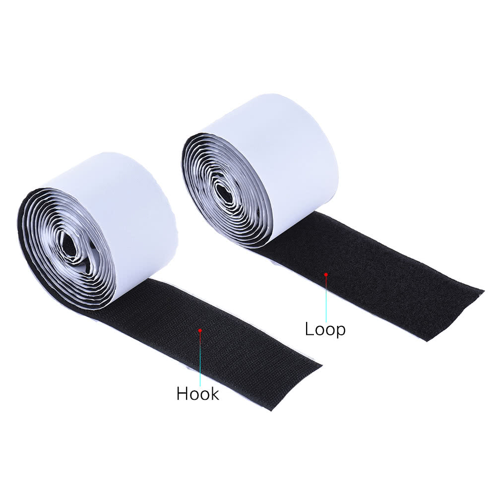 Guitar Pedalboard Mounting Tape Fastener - 2M x 5CM, 2-Pack (Hook & Loop)