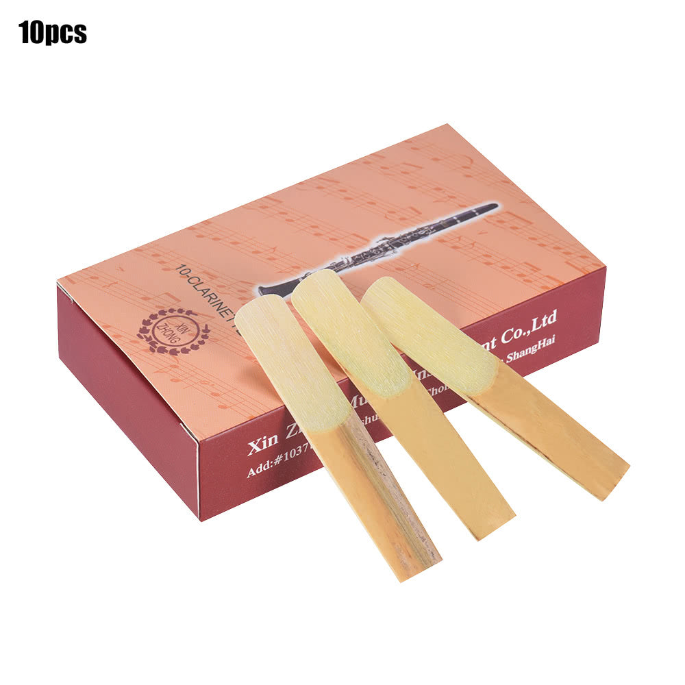 Box of 10 Clarinet Reeds, Traditional Strength 2.5