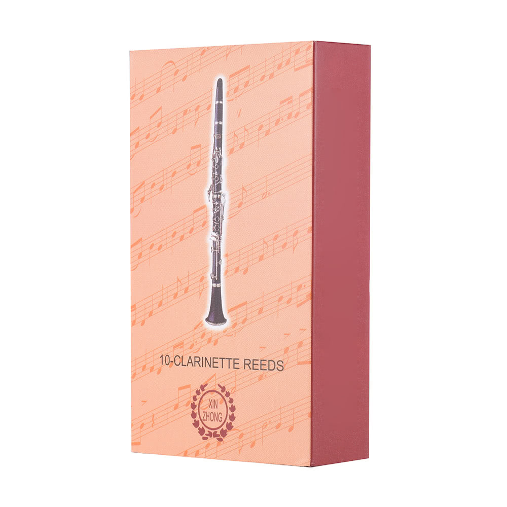 Box of 10 Clarinet Reeds, Traditional Strength 2.5