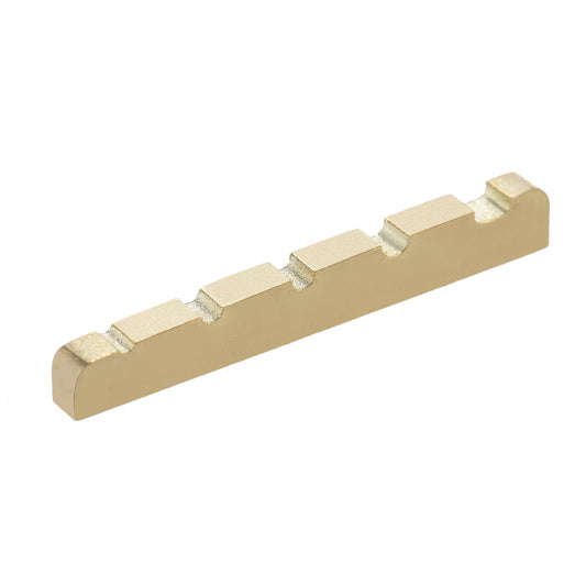 Pre-slotted Brass Nut for 5-String Electric Bass Guitar - 45x3.5x6-5mm Replacement Part