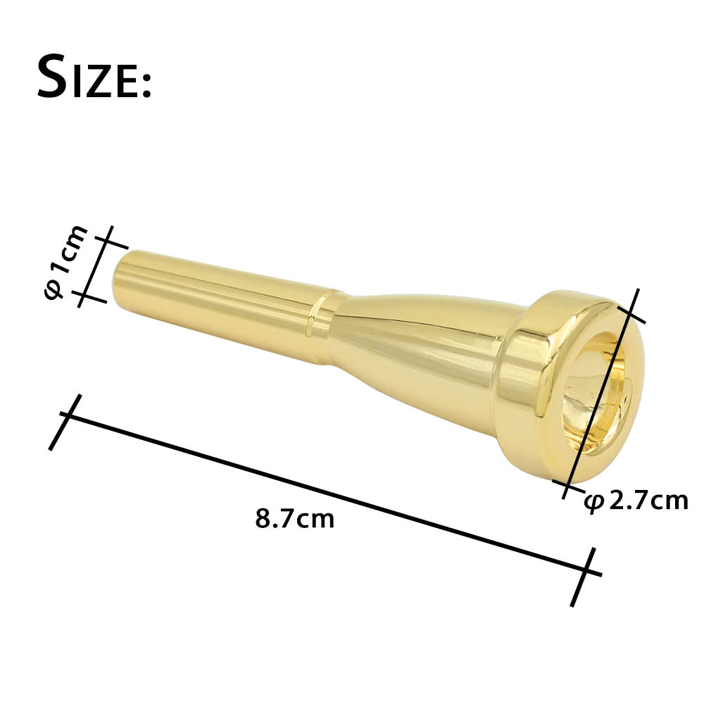 3C Copper Trumpet Mouthpiece - Trumpet Accessories