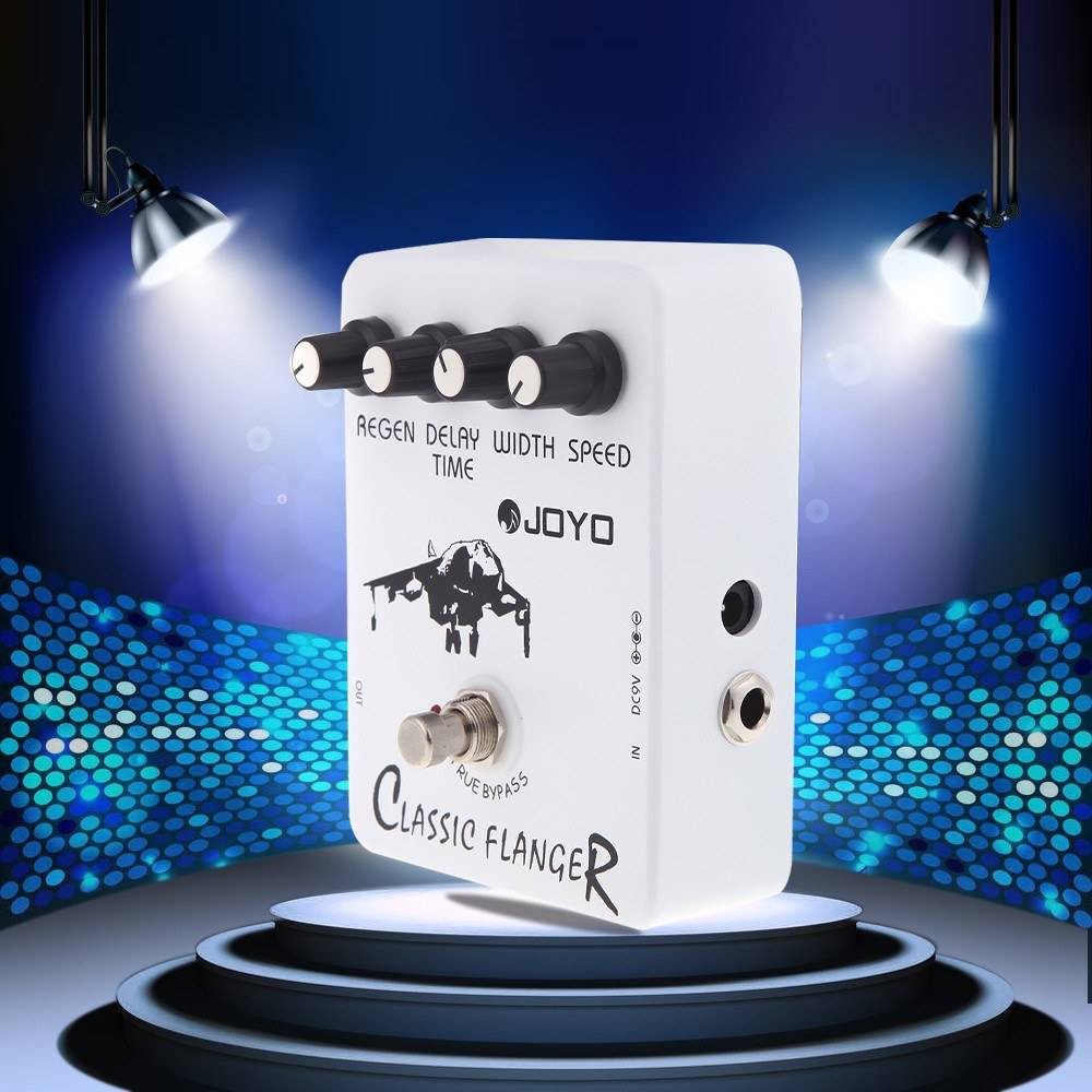 Joyo JF-07 Classic Flanger Guitar Pedal - True Bypass Effect