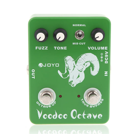 JOYO JF-12 Voodoo Octave Fuzz Guitar Pedal - True Bypass Effect