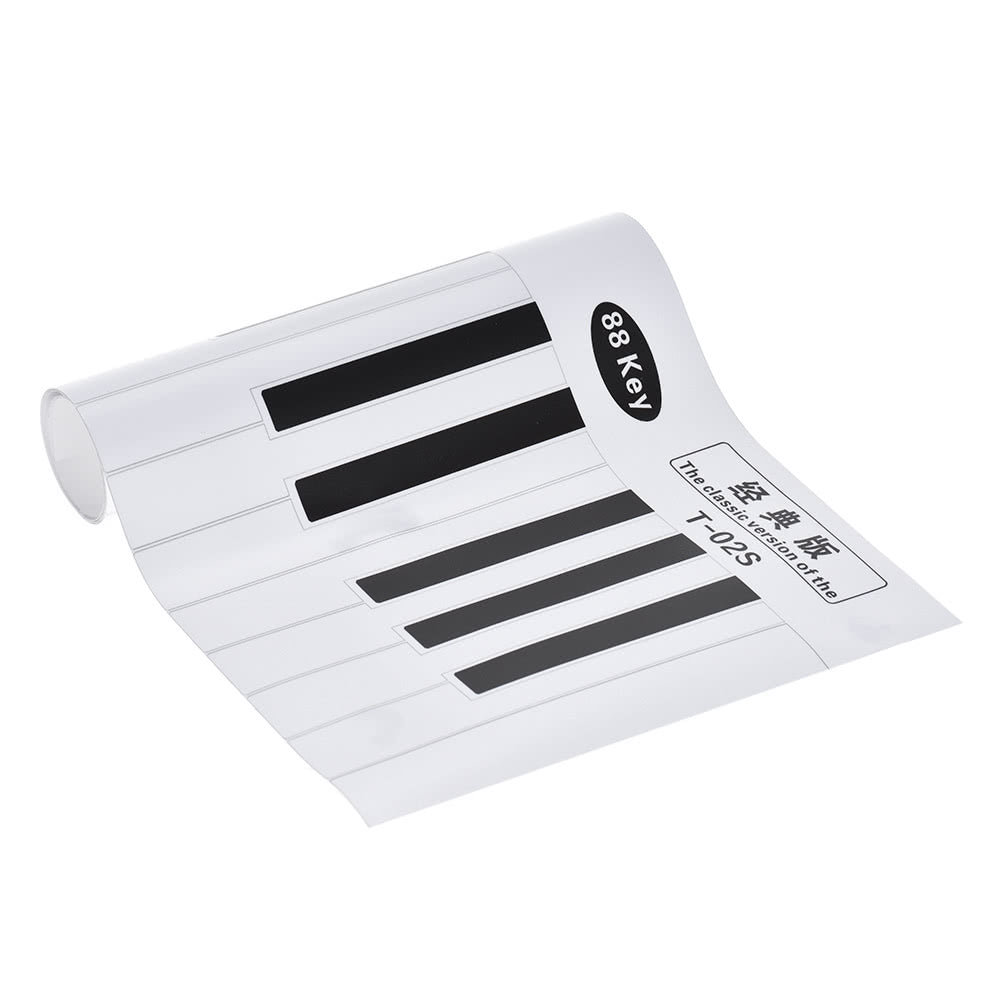 88-Key International Keyboard Piano Guide with Note Chart for Beginners