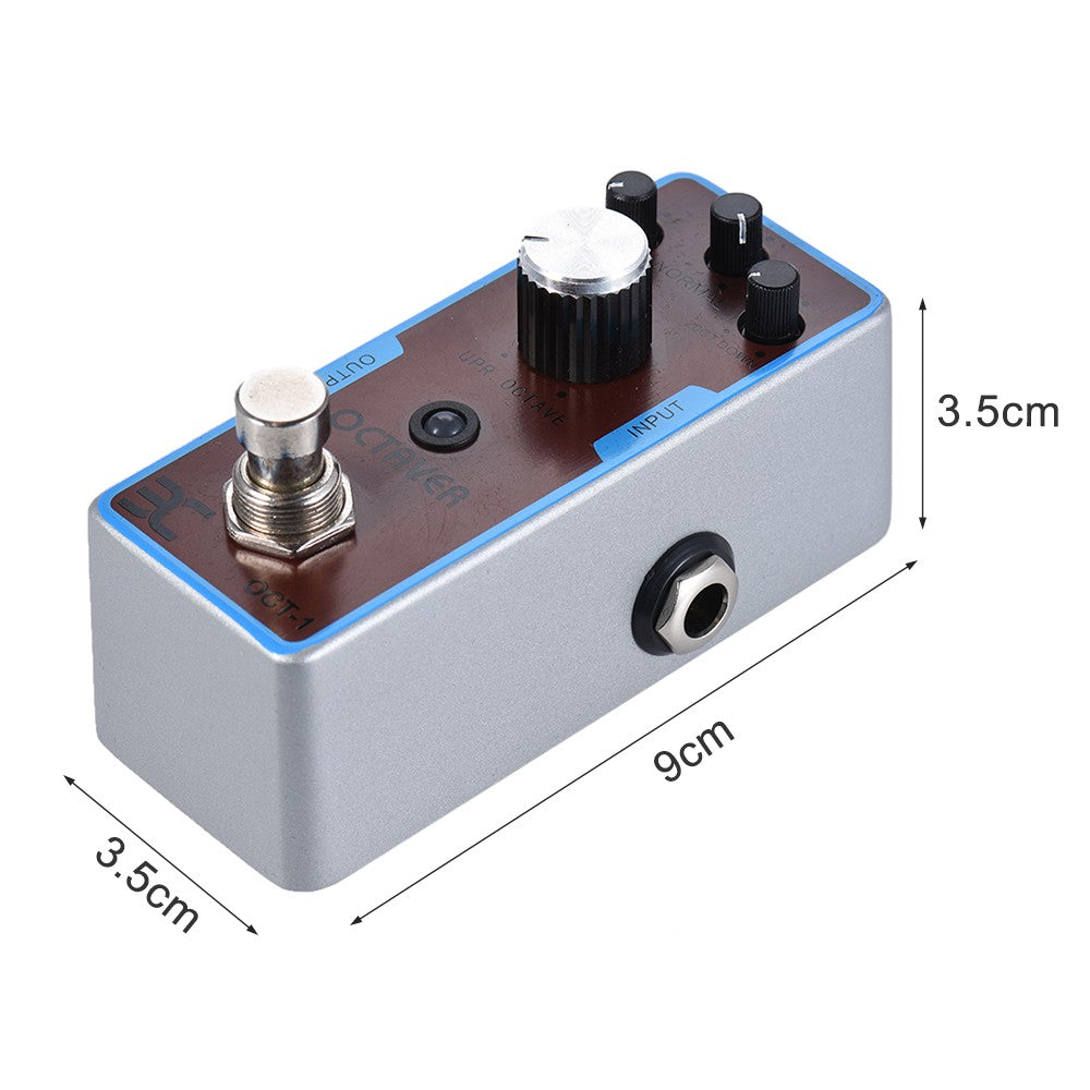 ENO OCT-1 Octave Mini Guitar Effect Pedal, True Bypass, Full Metal Shell