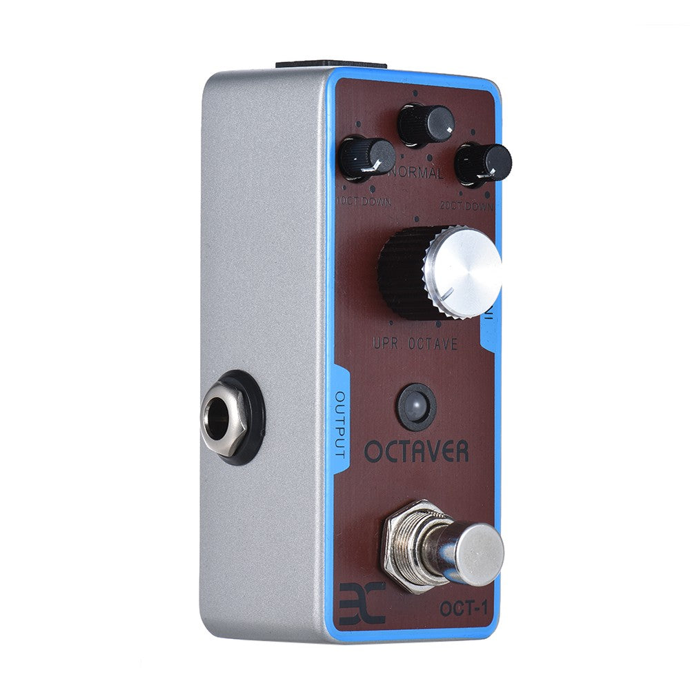 ENO OCT-1 Octave Mini Guitar Effect Pedal, True Bypass, Full Metal Shell