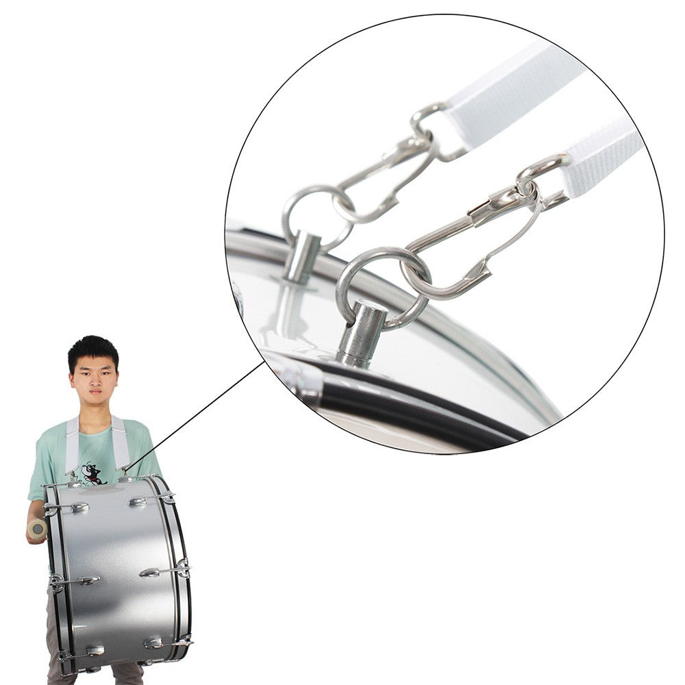 Adjustable Nylon Shoulder Strap for Marching Bass Drum with Metal Clip - Percussion Instrument Accessory