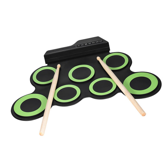 Portable Compact Digital Roll-Up Drum Kit for Kids & Beginner Practice