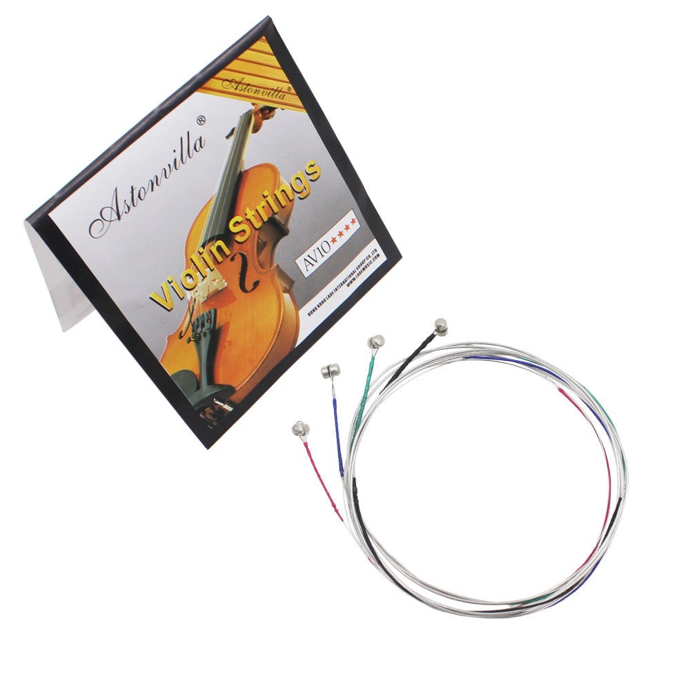 Full Size 4/4 Acoustic-Electric Violin Kit with EQ - Retro Sunset Design