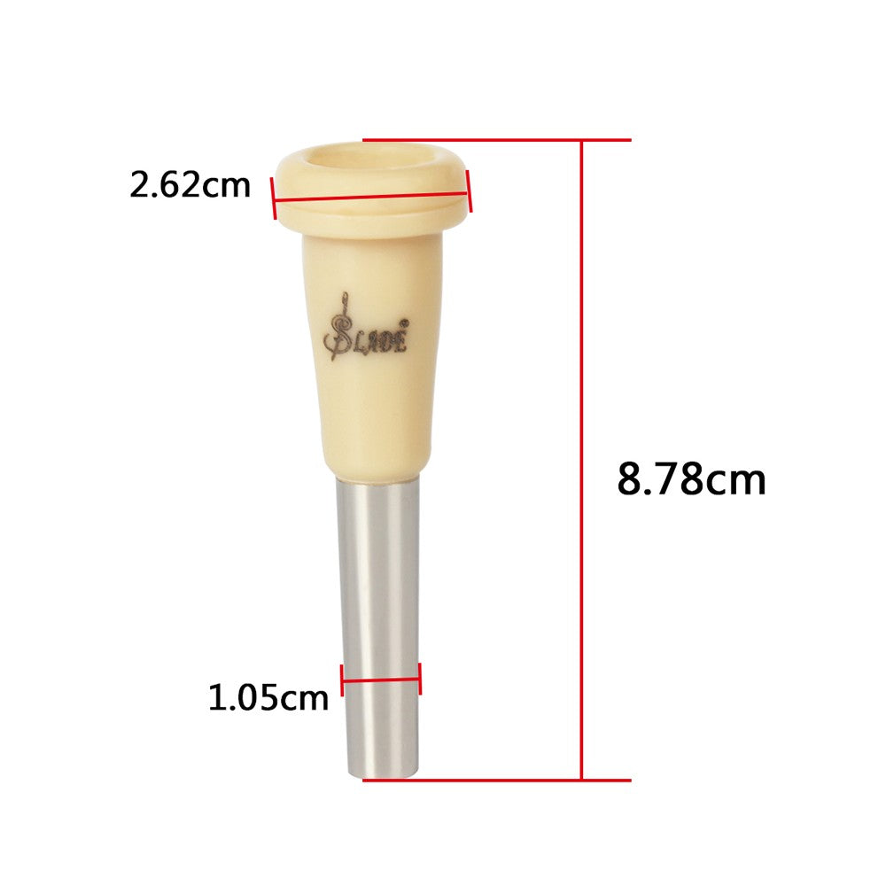 Durable 7C Trumpet Mouthpiece - ABS & Metal for Bb Trumpet Accessories