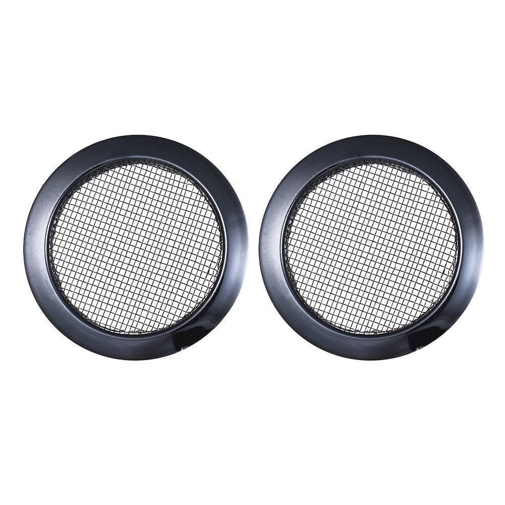 Gold Sound Hole Inserts for Dobro Resonator & Cigar Box Guitars (2-Pack)
