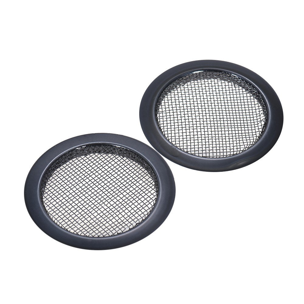 Gold Sound Hole Inserts for Dobro Resonator & Cigar Box Guitars (2-Pack)