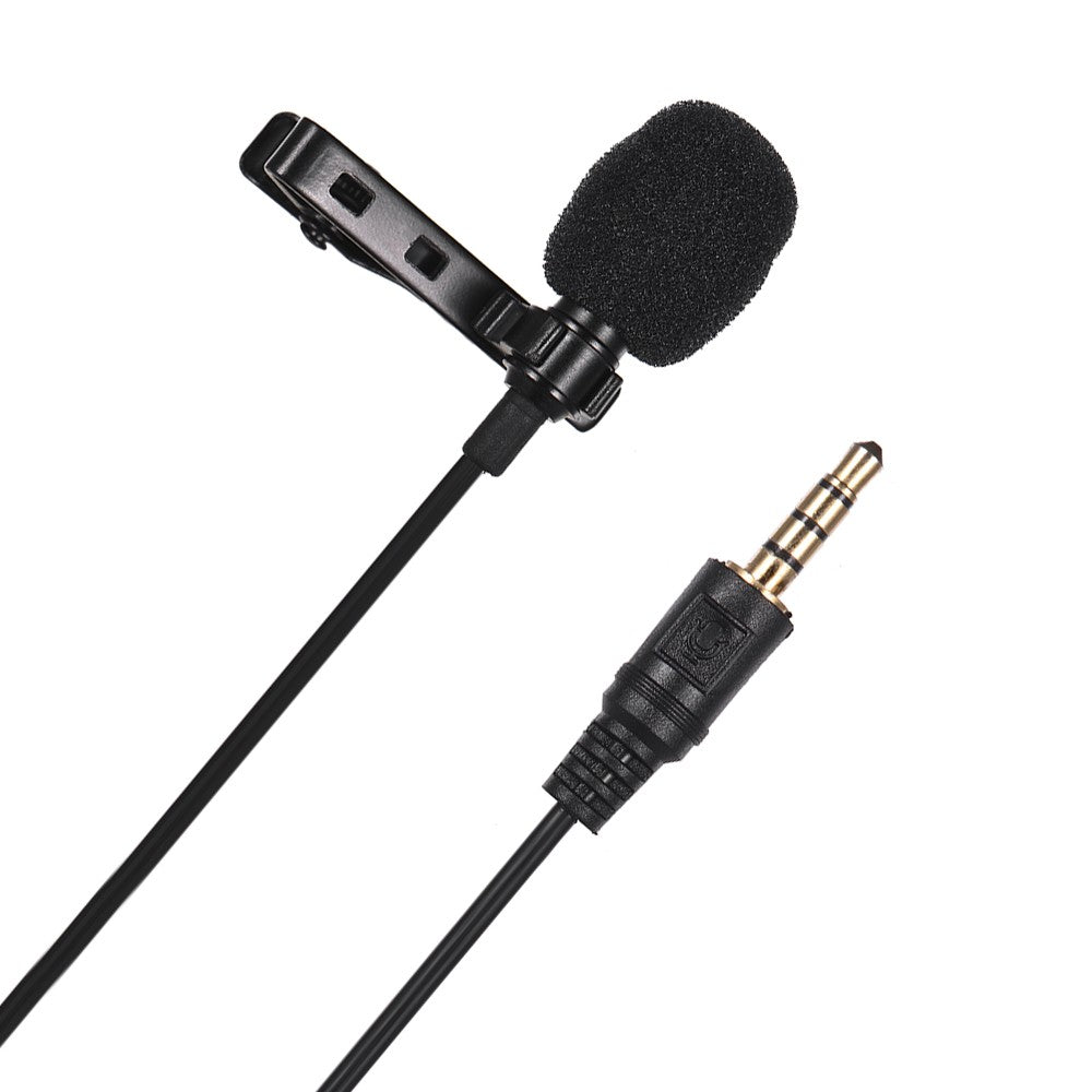 Tie Clip-On Mini Lapel Wired Microphone Mic