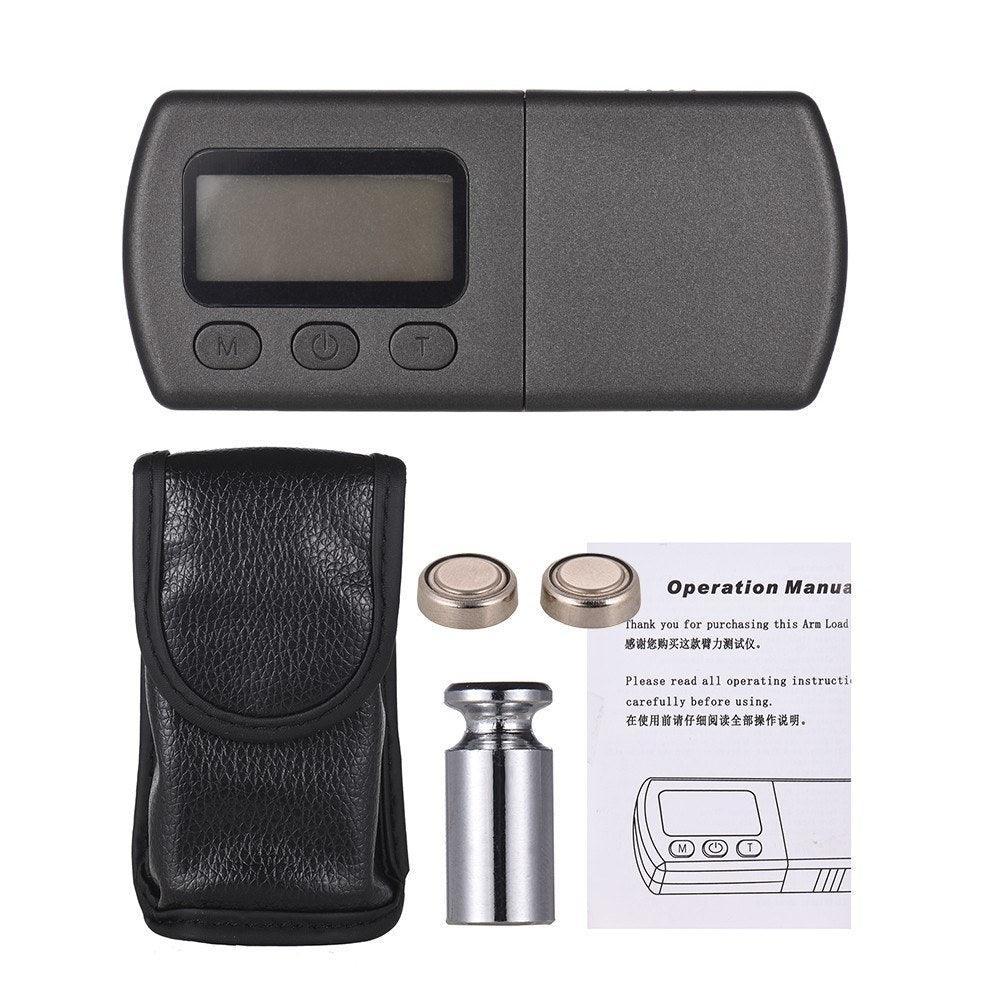Digital Stylus Force Gauge for Turntables ±0.01g Precision with LCD & 5g Calibration Weight