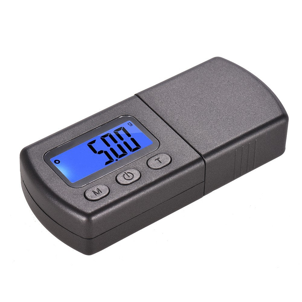 Digital Stylus Force Gauge for Turntables ±0.01g Precision with LCD & 5g Calibration Weight