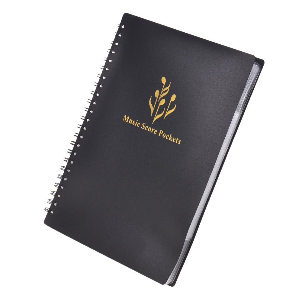 A4 Music Score Folder: 40-Pocket Multifunctional Sheet & Document Organizer