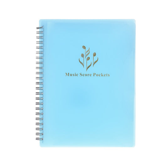 A4 Music Score Folder: 40-Pocket Multifunctional Sheet & Document Organizer